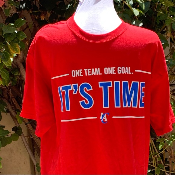 Vintage Los Angeles Clippers Old Logo Red T-Shirt XL - Picture 2 of 8